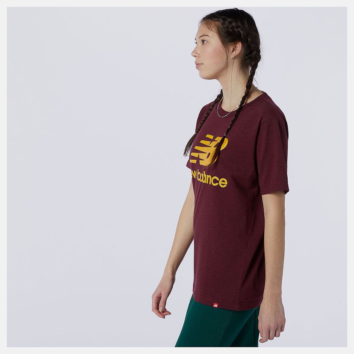 Essentials Stacked Logo Tee - New Balance Recommended