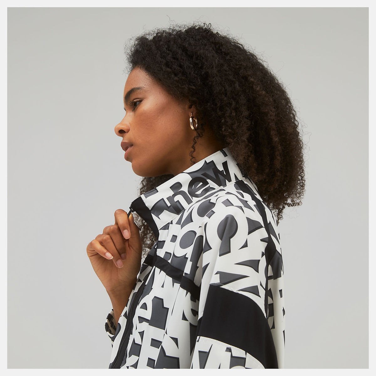 Relentless Printed Woven Jacket - New Balance Latest