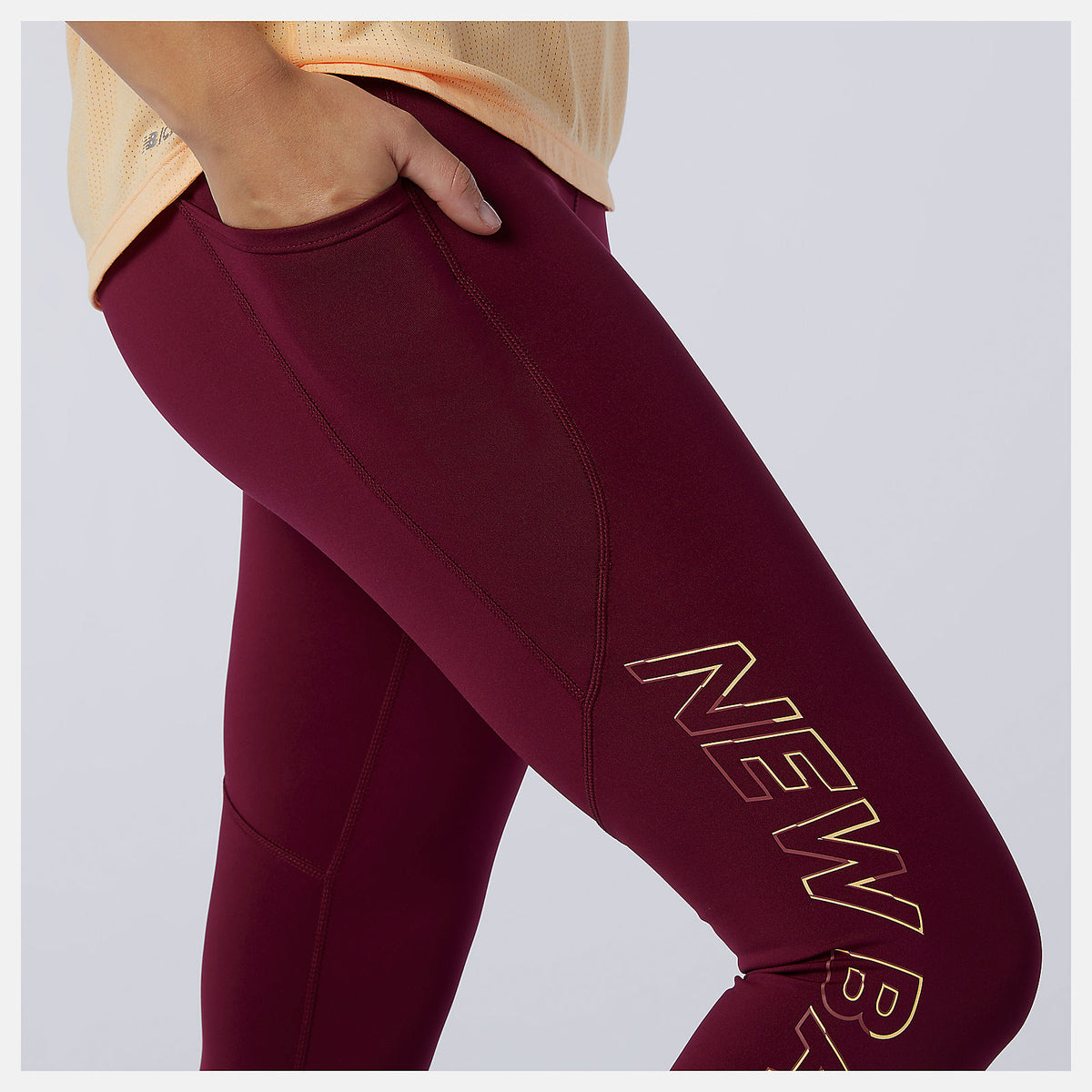 Printed Impact Run Crop - New Balance Everyday