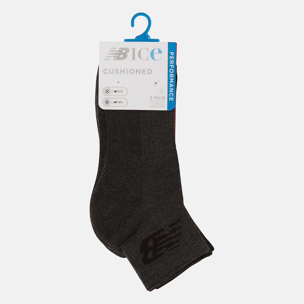 Cooling Cushion Performance Quarter Socks 2 Pair - New Balance Smart Buy