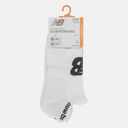 Strategic Cushion Low-Cut Tab Socks 3 Packs - New Balance Special Offer
