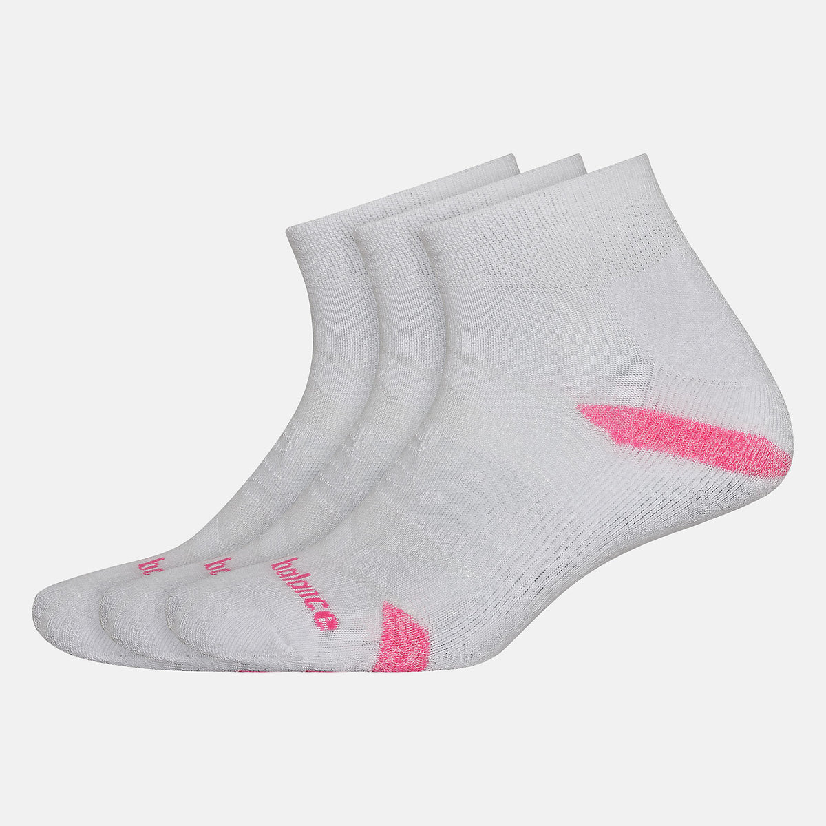 Performance Cushion Quarter Socks 3 Pack - New Balance New