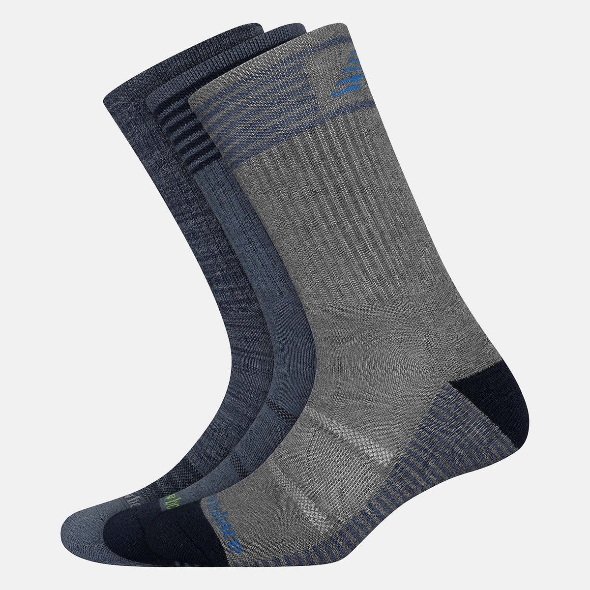 Performance Cushion Crew Socks 3 Pack - New Balance Premium
