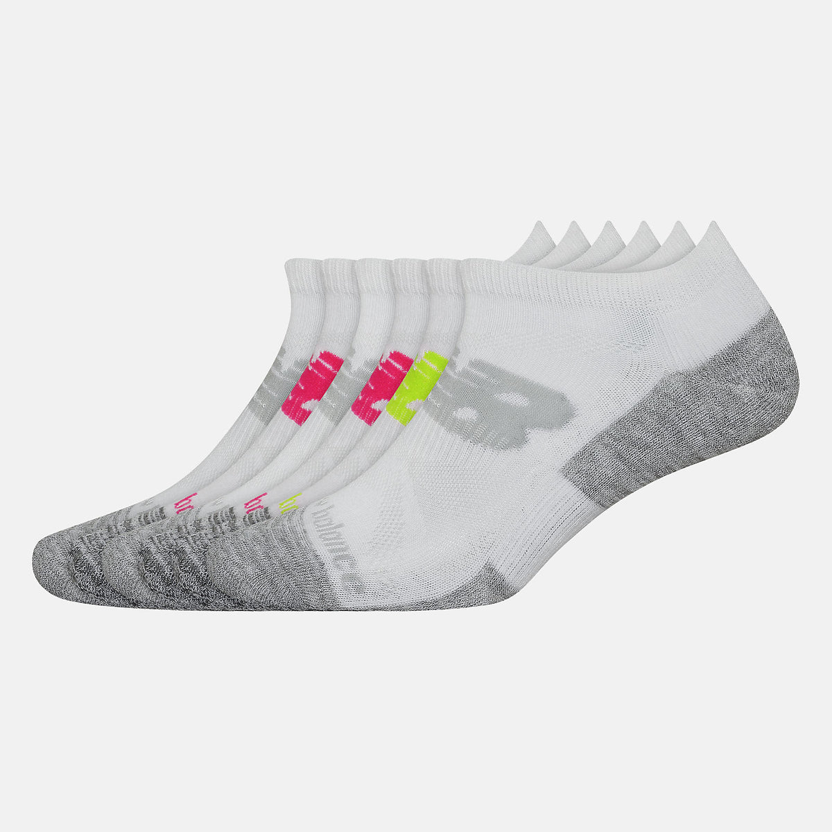 Performance Cushion Low-Cut Socks 6 Pack - New Balance Sale
