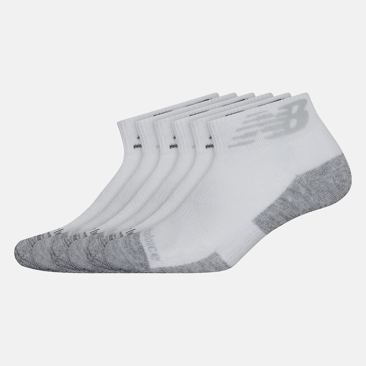 Performance Cushion Quarter Socks 6 Pack - New Balance Latest