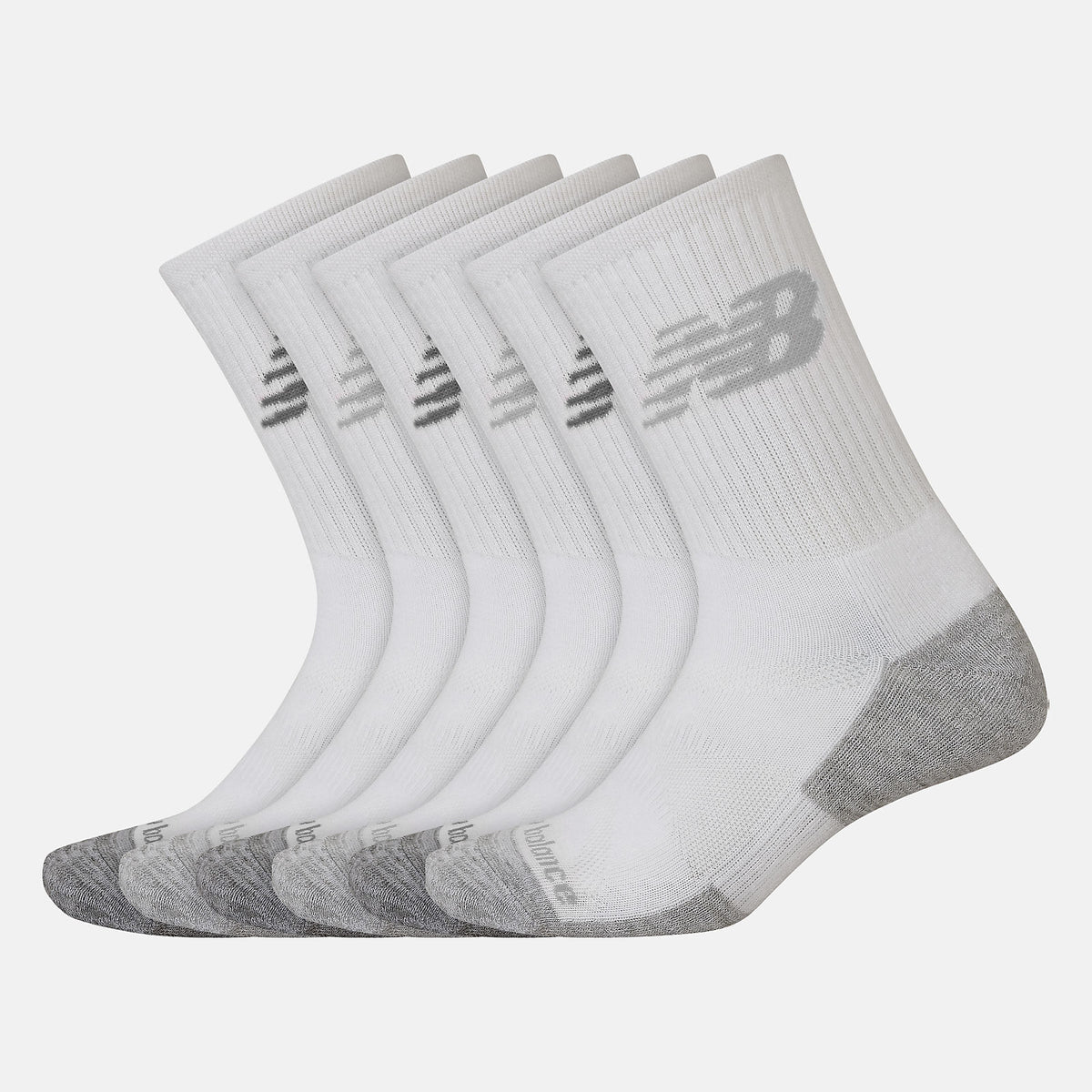 Performance Cushion Crew Socks 6 Pack - New Balance Top Pick