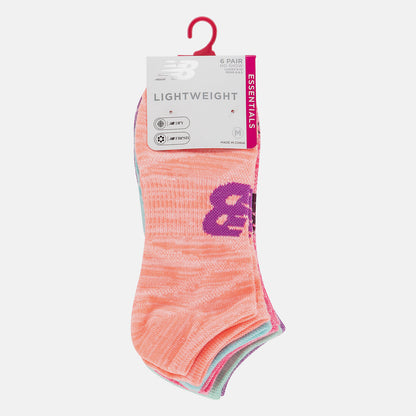 Lightweight No Show Socks 6 Pack - New Balance Popular