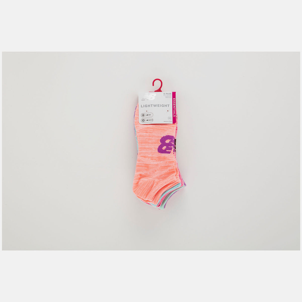 Lightweight No Show Socks 6 Pack - New Balance Popular