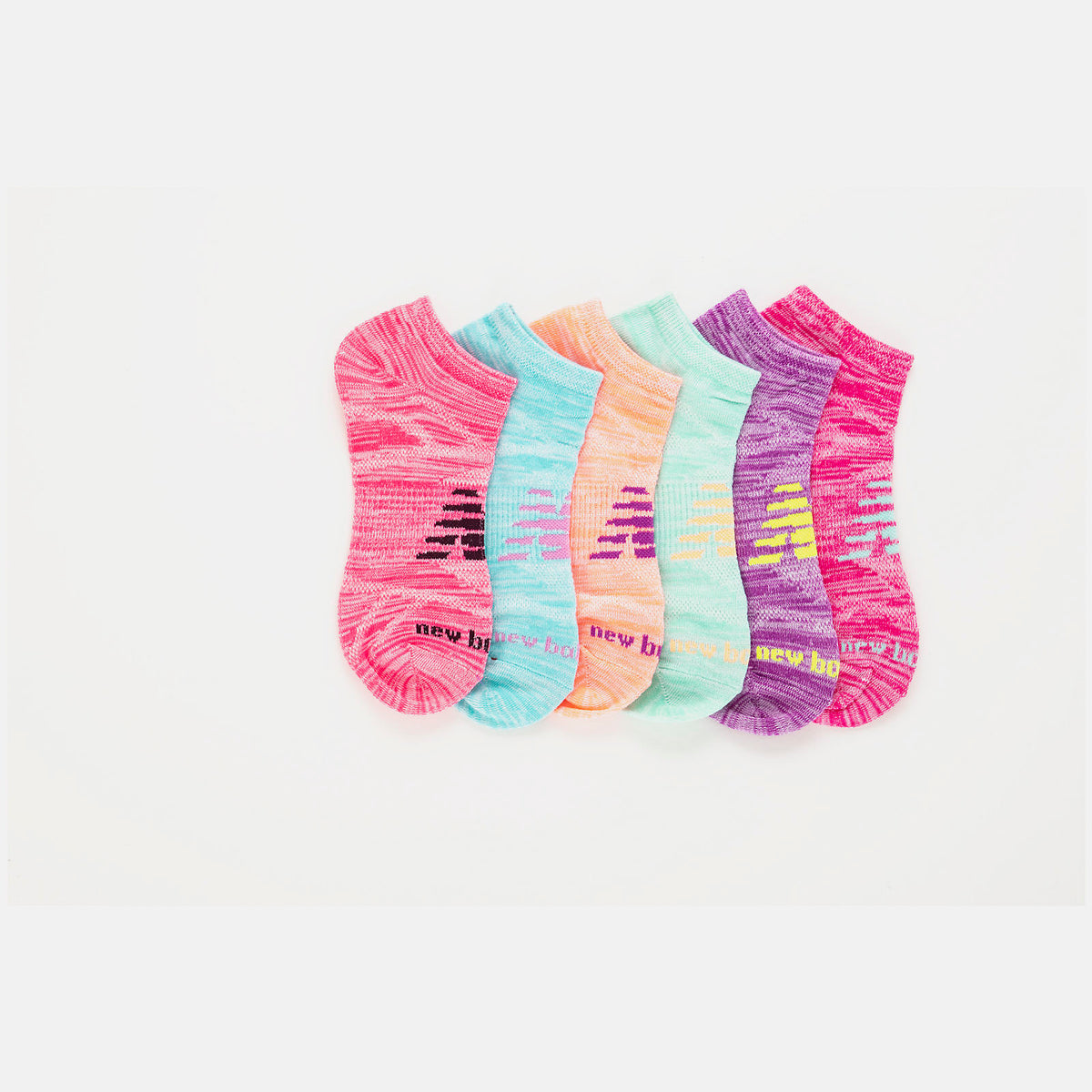 Lightweight No Show Socks 6 Pack - New Balance Popular