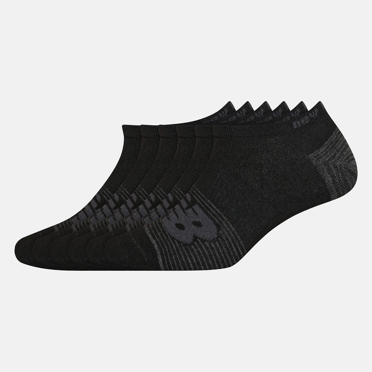 Lightweight No Show Socks 6 Pack - New Balance Essential