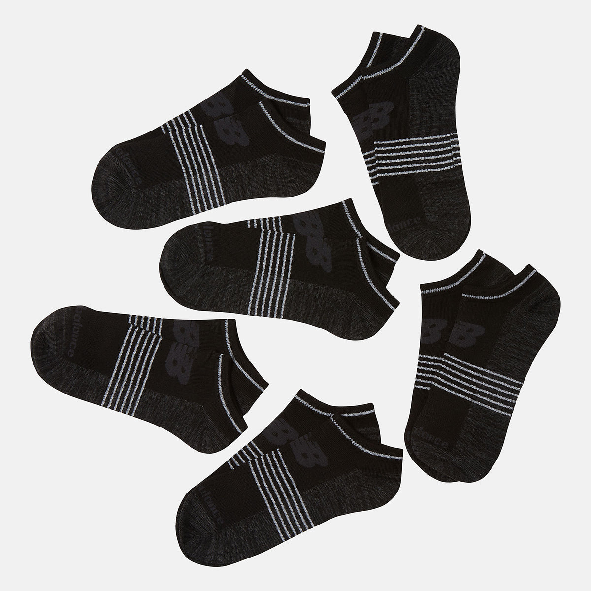 6 PK No Show Flatknit - New Balance Premium
