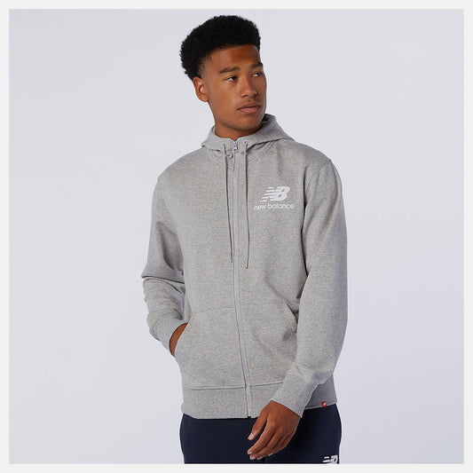 NB Essentials Stacked Full Zip Hoodie - New Balance Top Pick