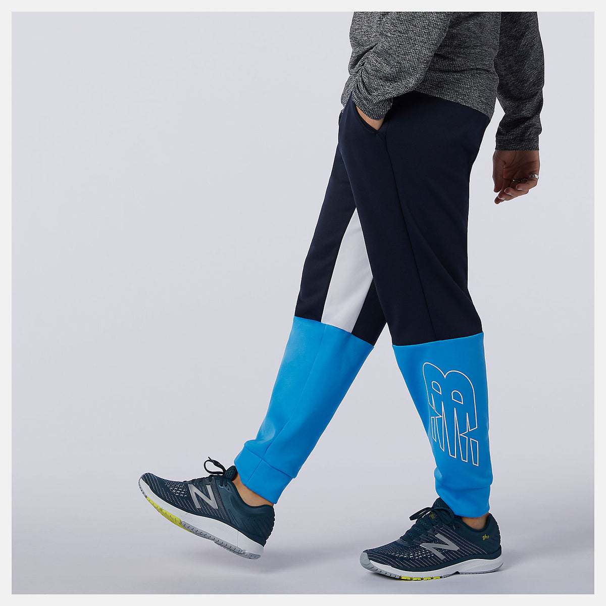 Tenacity Performance Fleece Blocked Pant - New Balance Essential