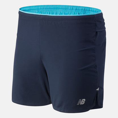 Printed Impact Run 5 Inch Short - New Balance Signature