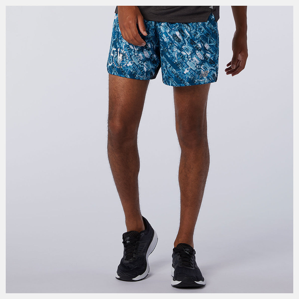NYC Marathon Printed Impact Run 5 Inch Short - New Balance Smart Buy