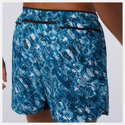 NYC Marathon Printed Impact Run 5 Inch Short - New Balance Smart Buy