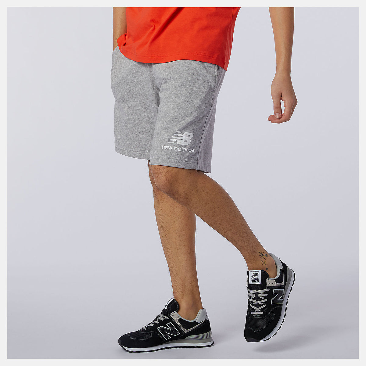 NB Essentials Stacked Logo Short - New Balance Recommended