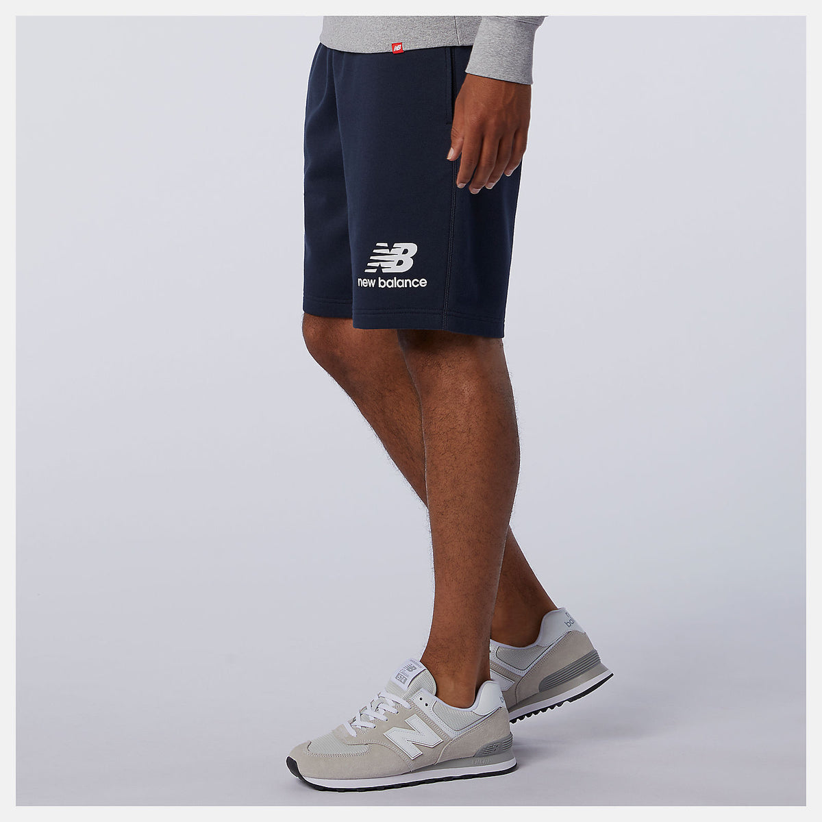 NB Essentials Stacked Logo Short - New Balance Great Value