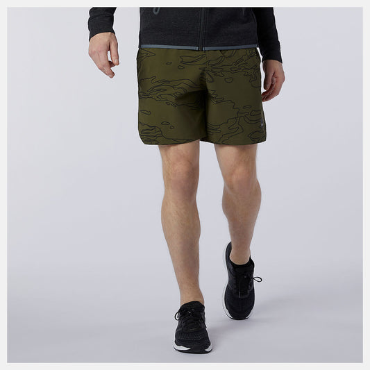 Fortitech Graphic 7 inch Woven Short - New Balance Essential
