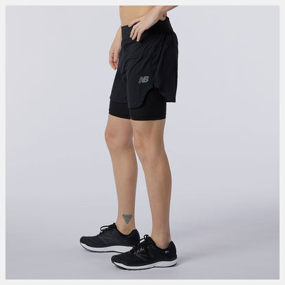 Q Speed Fuel 2 in 1 5 Inch Short - New Balance Everyday