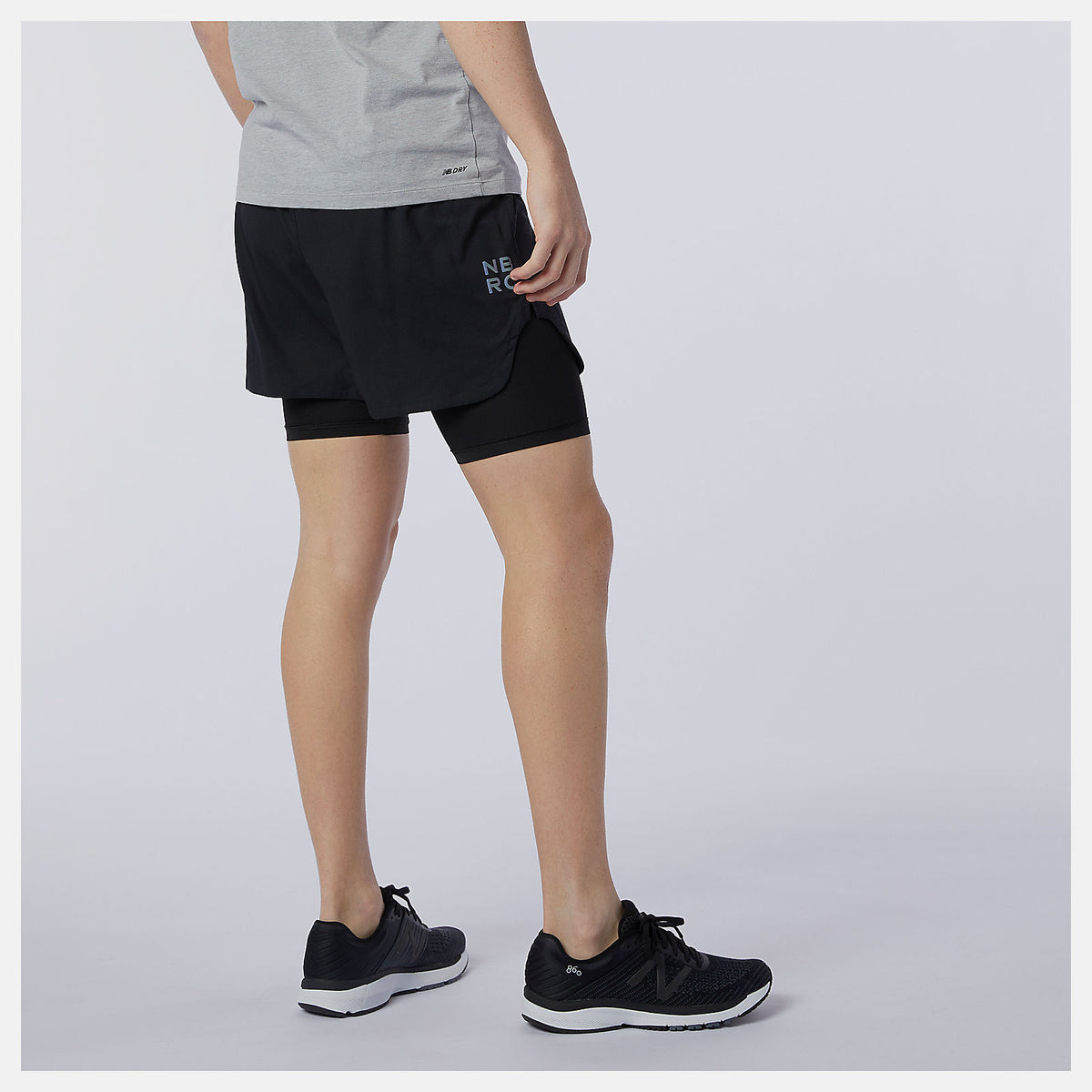 Q Speed Fuel 2 in 1 5 Inch Short - New Balance Everyday