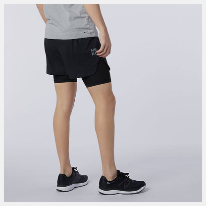 Q Speed Fuel 2 in 1 5 Inch Short - New Balance Everyday