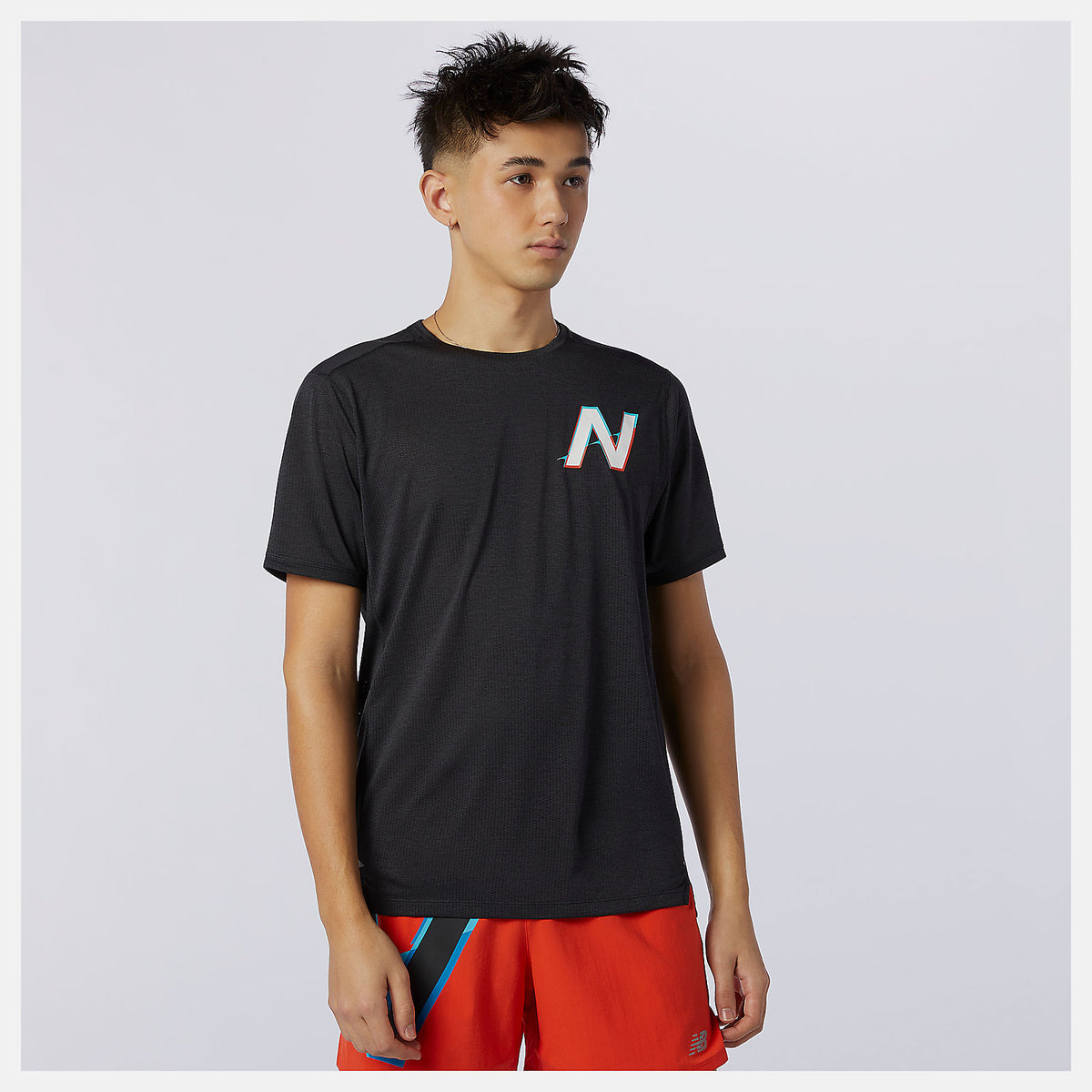Printed Impact Run Short Sleeve - New Balance Top Pick