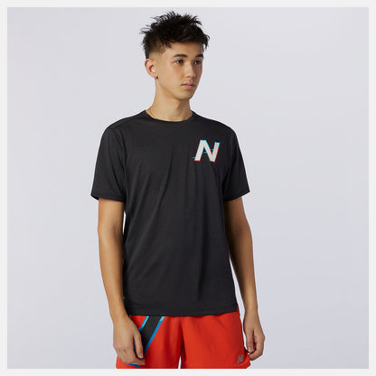 Printed Impact Run Short Sleeve - New Balance Top Pick