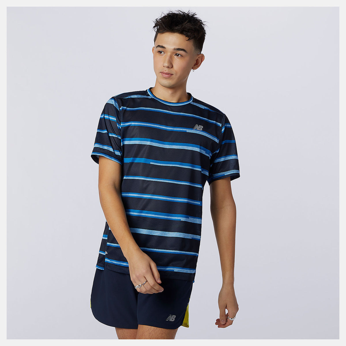Printed Impact Run Short Sleeve - New Balance Top Pick