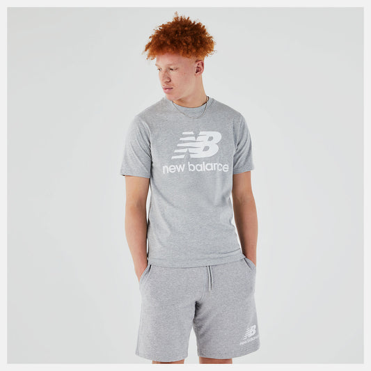Essentials Stacked Logo Tee - New Balance Trending