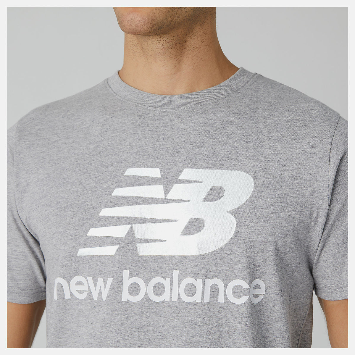 Essentials Stacked Logo Tee - New Balance Trending