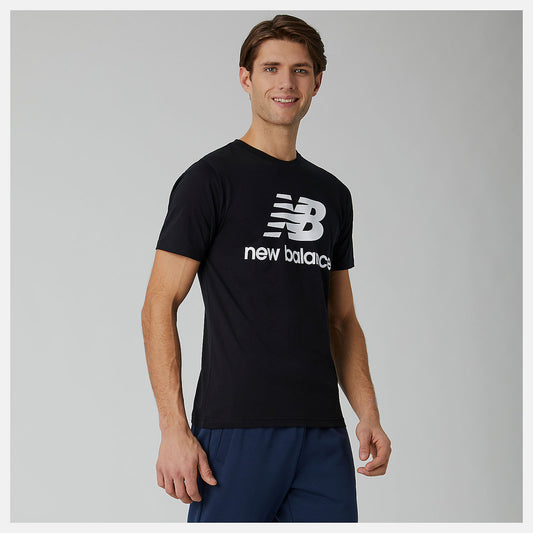 Essentials Stacked Logo Tee - New Balance Best Price