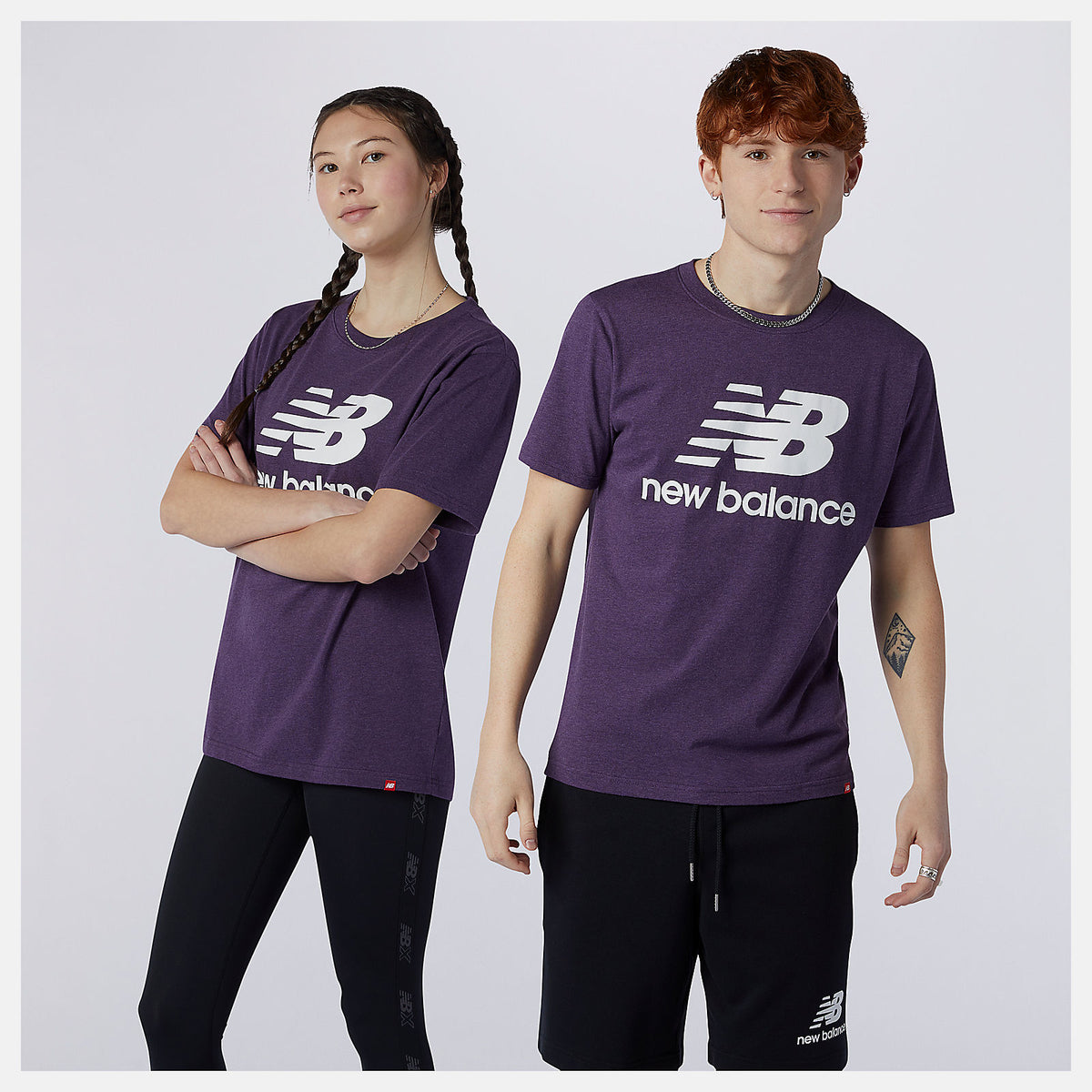 Essentials Stacked Logo Tee - New Balance Premium