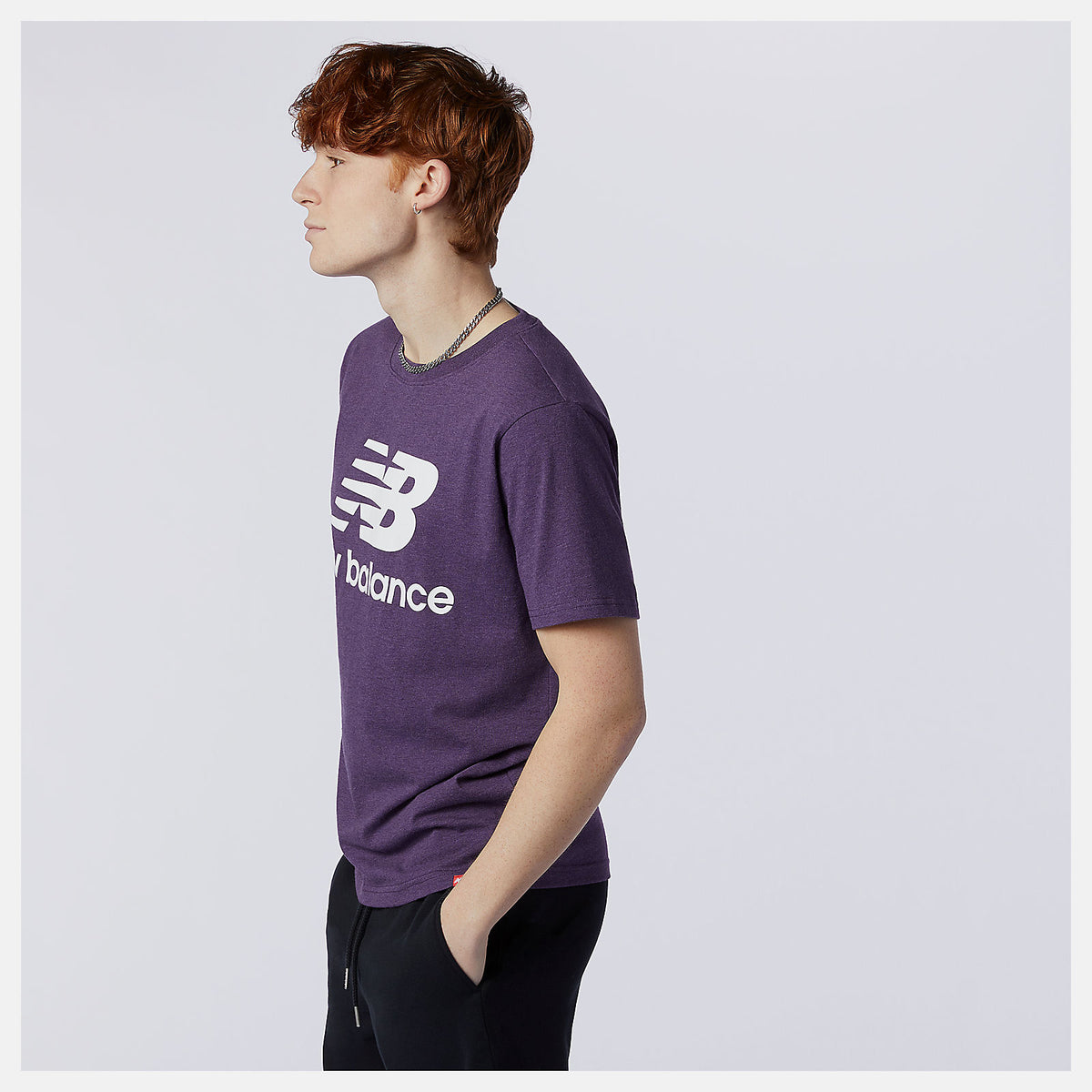 Essentials Stacked Logo Tee - New Balance Premium