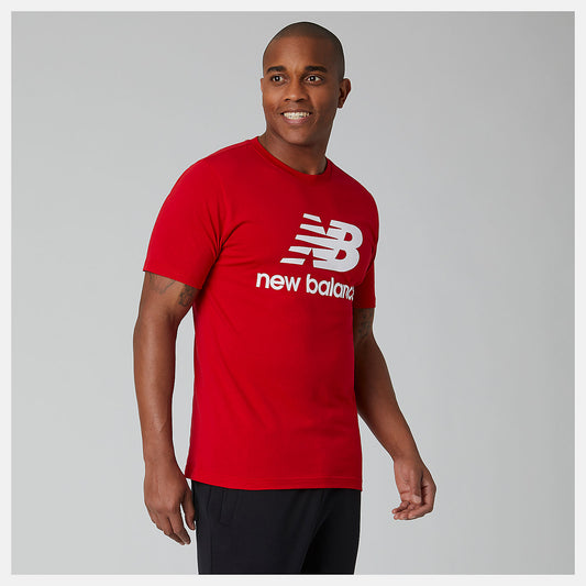 Essentials Stacked Logo Tee - New Balance New