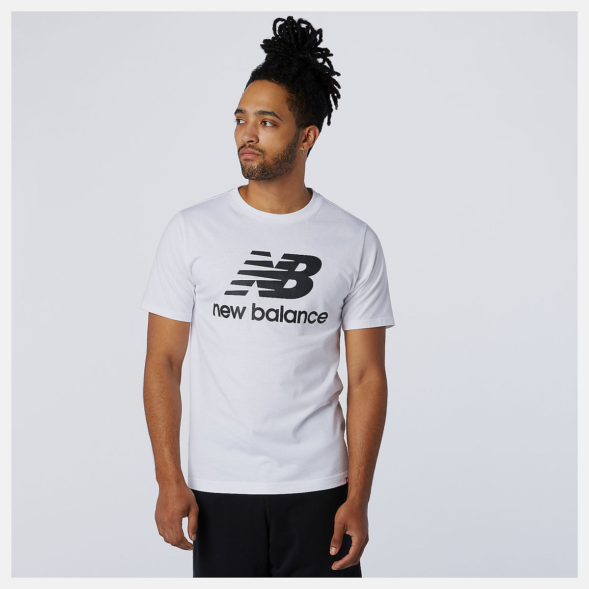 Essentials Stacked Logo Tee - New Balance Latest