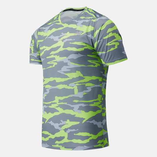 Printed Accelerate Short Sleeve - New Balance Featured