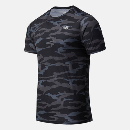Printed Accelerate Short Sleeve - New Balance New