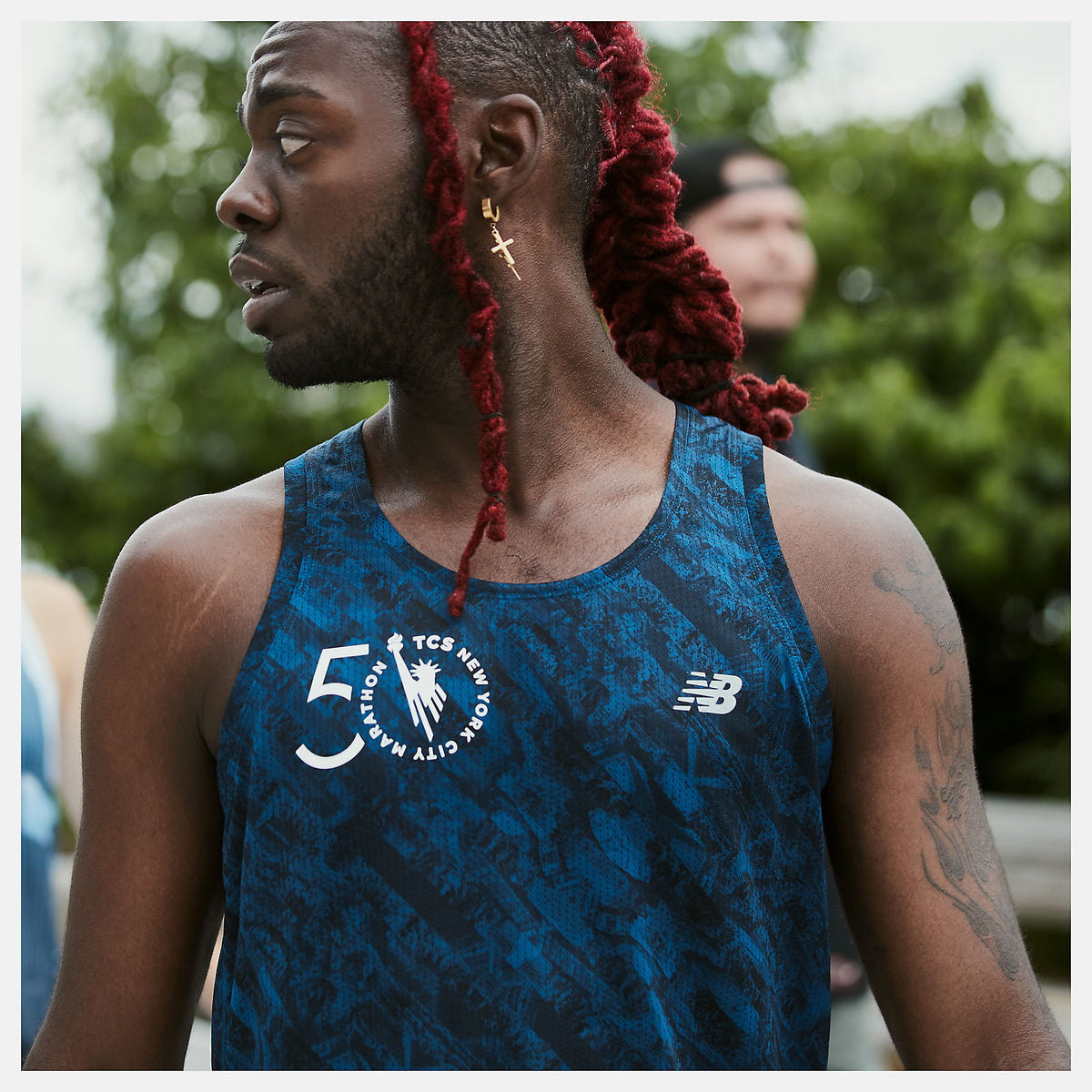 NYC Marathon Printed Impact Run Singlet - New Balance Customer Favorite