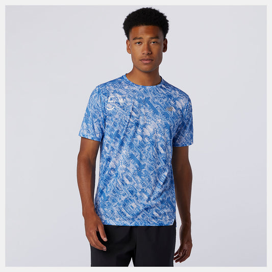 NYC Marathon Printed Impact Run Short Sleeve - New Balance Best Seller