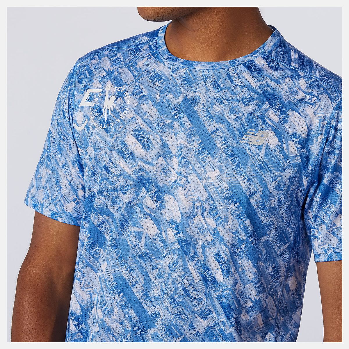NYC Marathon Printed Impact Run Short Sleeve - New Balance Best Seller