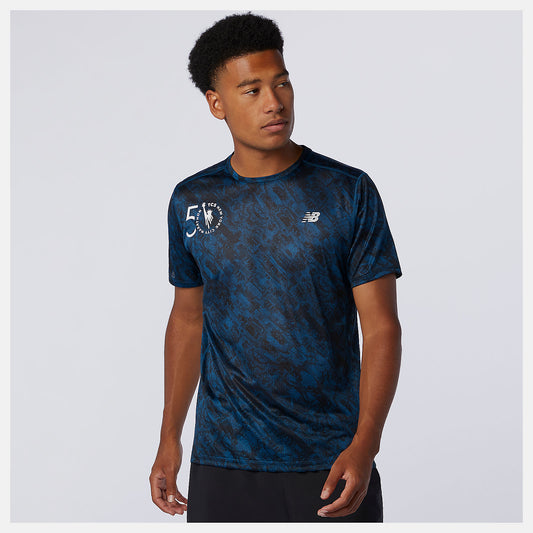 NYC Marathon Printed Impact Run Short Sleeve - New Balance Trusted