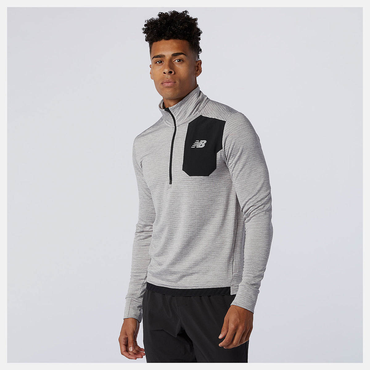 NB Heat Grid Half Zip - New Balance Top Pick
