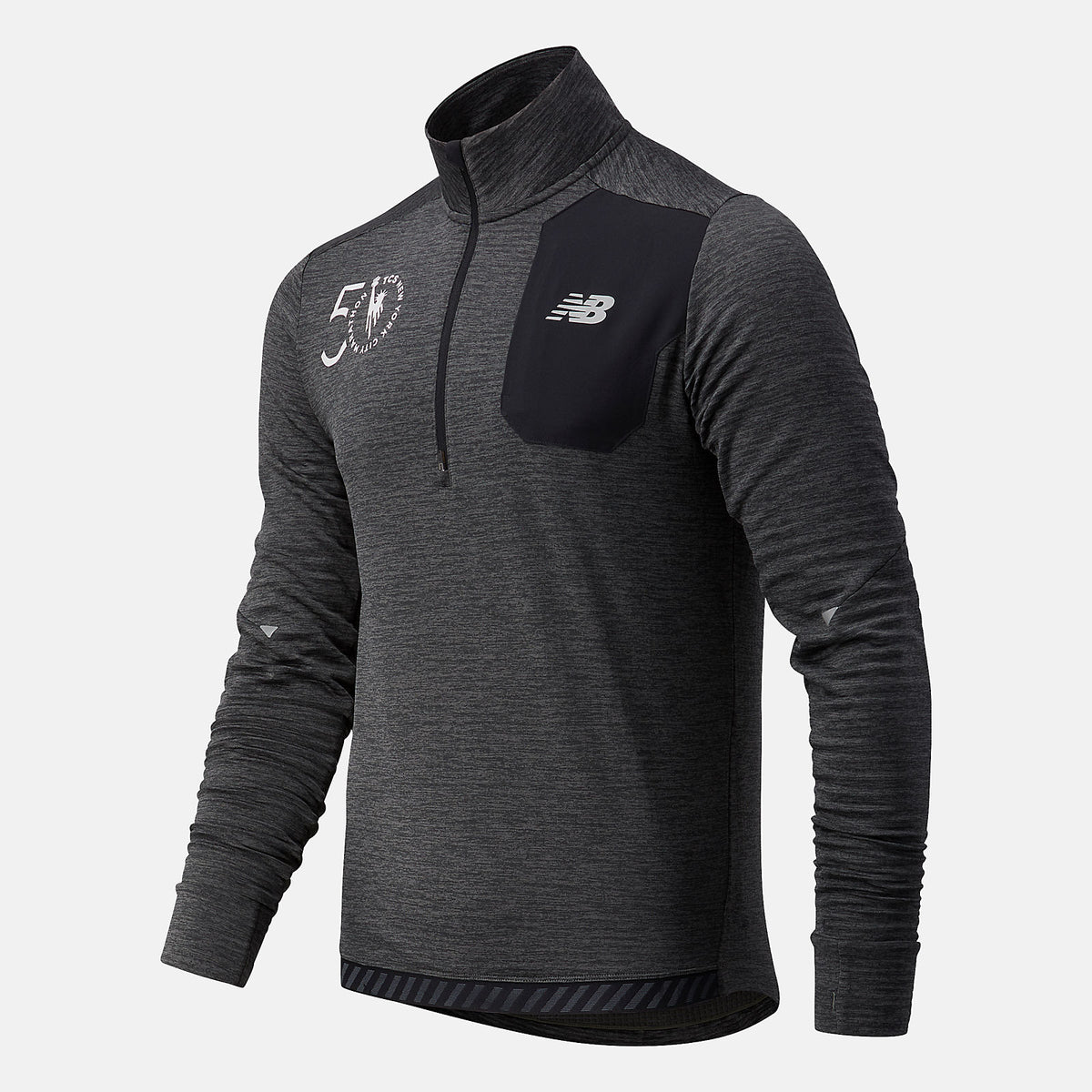NYC Marathon Impact Run Grid Back Half Zip - New Balance Premium