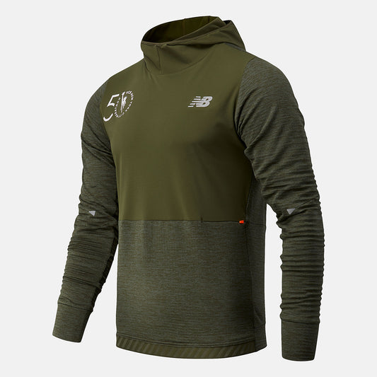 NYC Marathon Impact Run Grid Back Hoodie - New Balance Featured