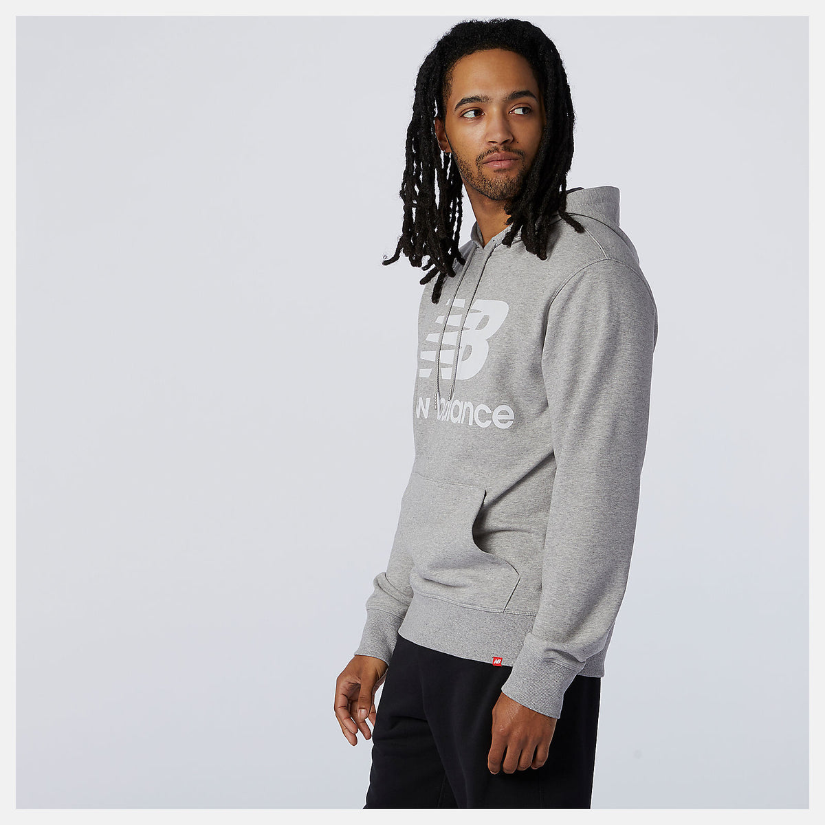 NB Essentials Stacked Logo Po Hoodie - New Balance Classic