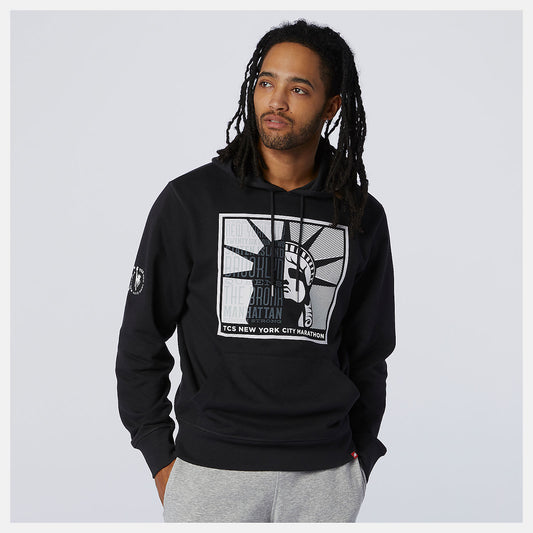 NYC Marathon Essentials Stacked Logo Po Hoodie - New Balance Hot Sale