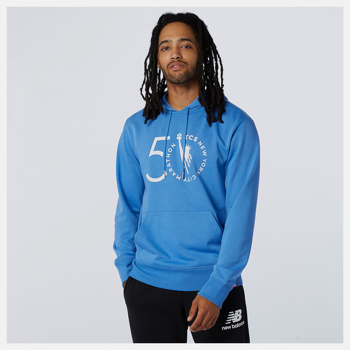 NYC Marathon Essentials Stacked Logo Po Hoodie - New Balance Signature