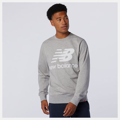 NB Essentials Stacked Logo Crew - New Balance Classic