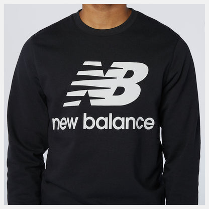 NB Essentials Stacked Logo Crew - New Balance Trusted